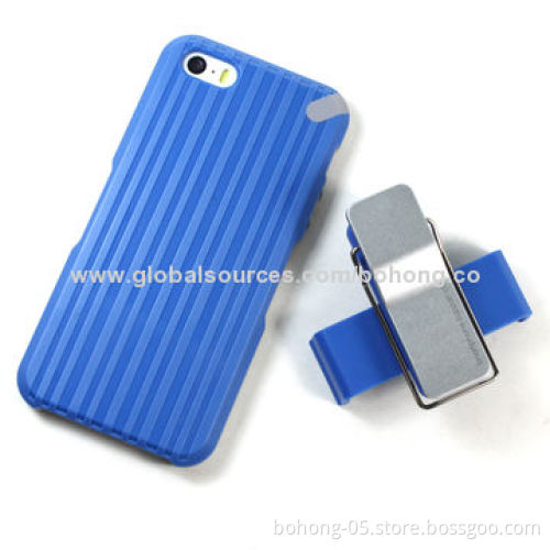Holster case made of TPU+PC, slim design, same design for iPhone 5S/4S/S4/S5